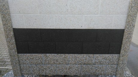 betonový plot z vymývaného betonu novinka